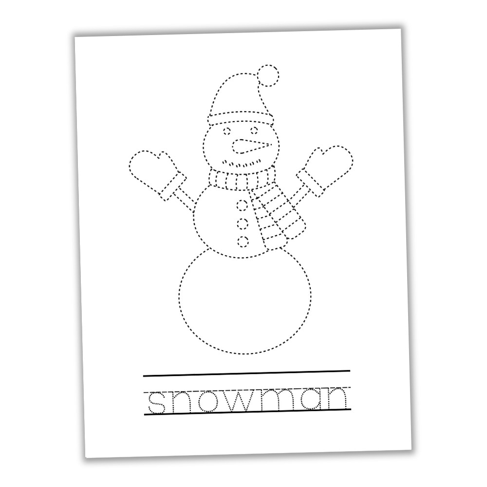 Free Printable Winter Tracing Worksheets For Preschoolers The 