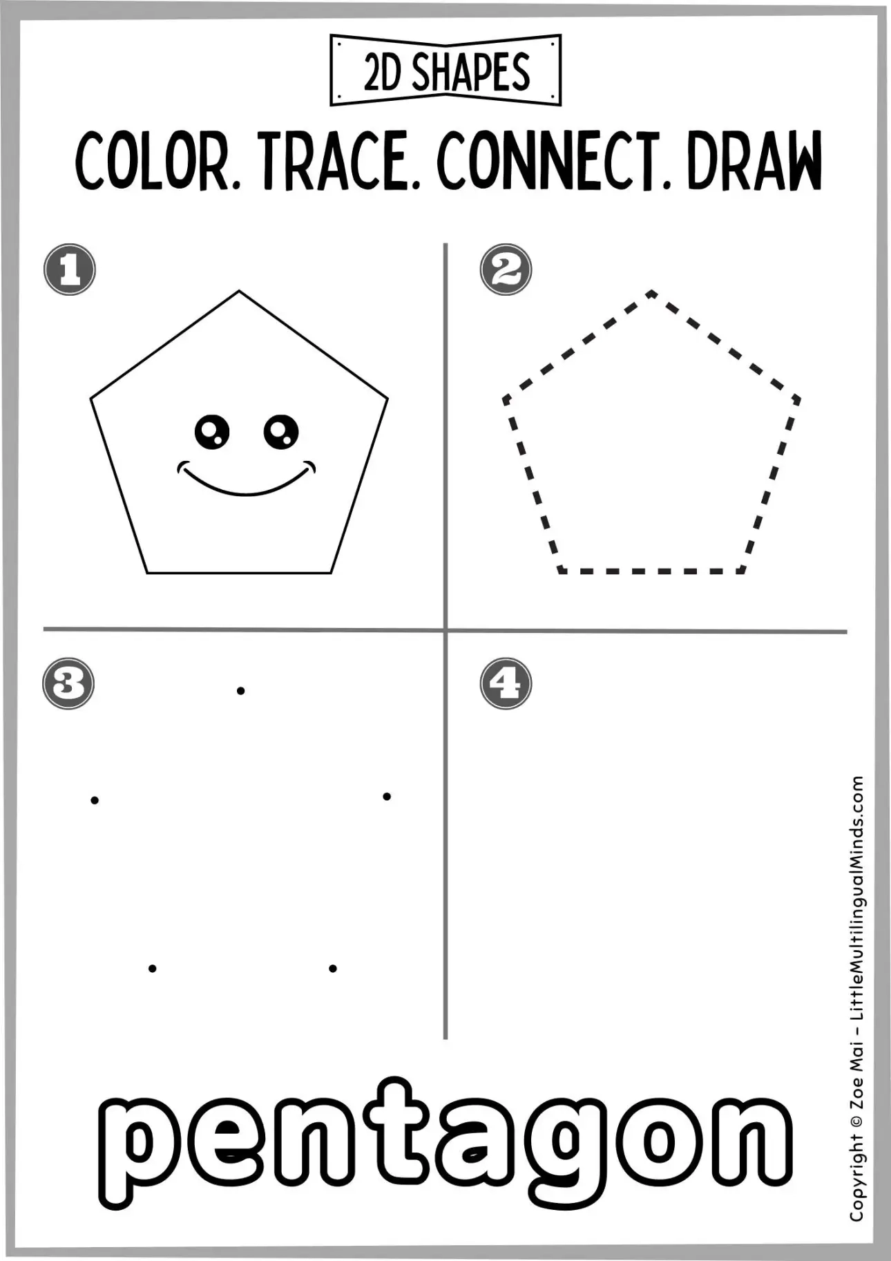 Shapes Tracing Worksheets For Preschoolers Shapes Tracing Worksheets For Preschoolers