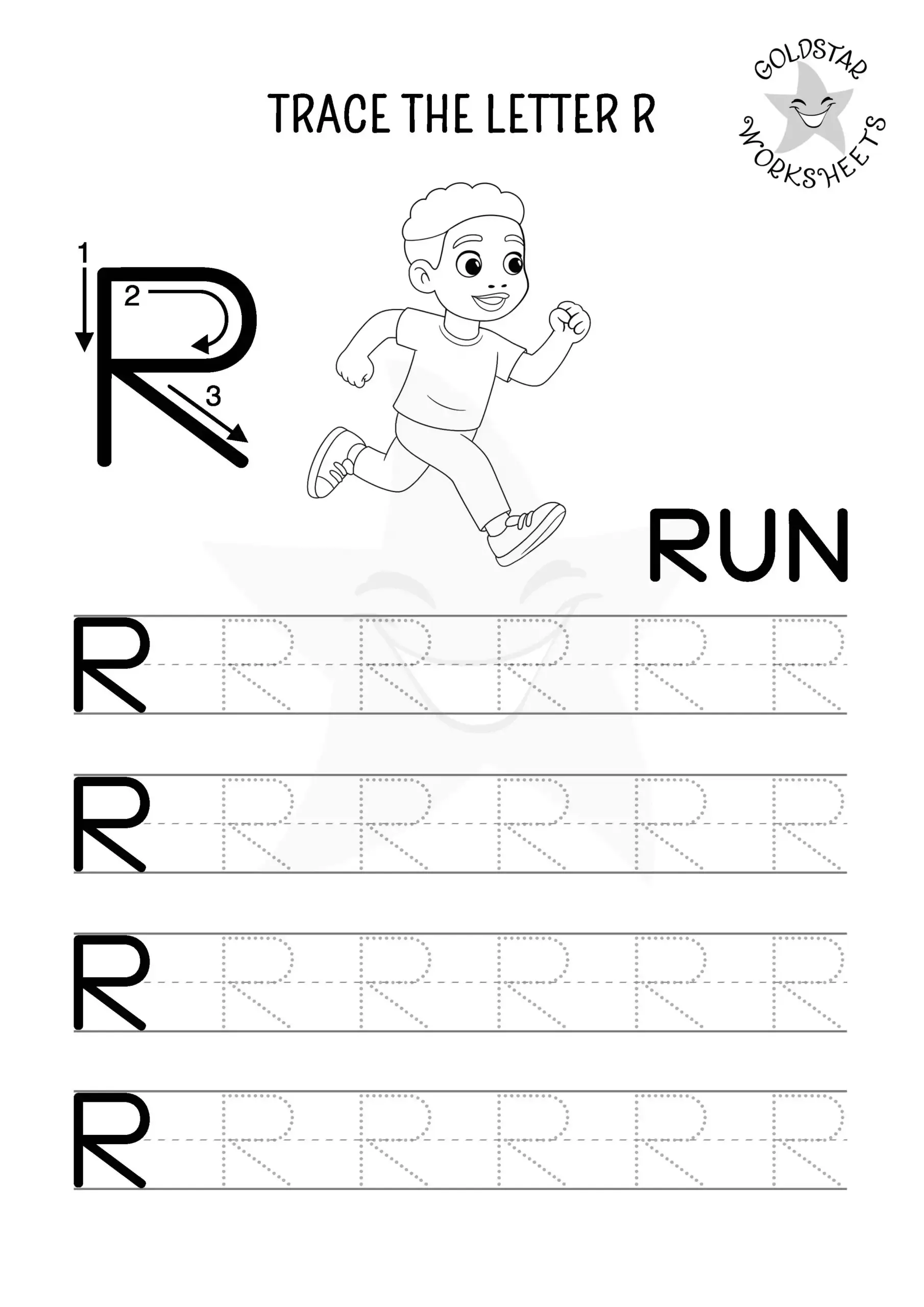 Capital Letter R Tracing Worksheets Capital Letter R Tracing Worksheets