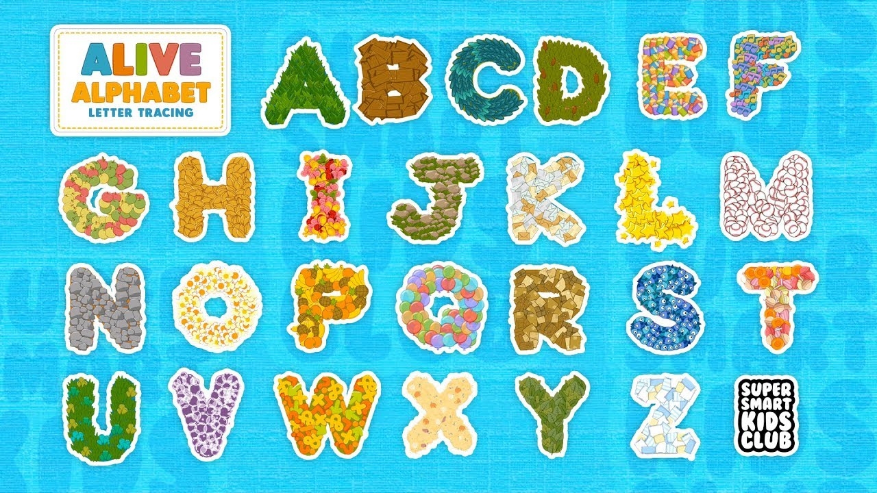 Fun And Colourful Letter Tracing With Alive Alphabet Fun And Colourful Letter Tracing With Alive Alphabet