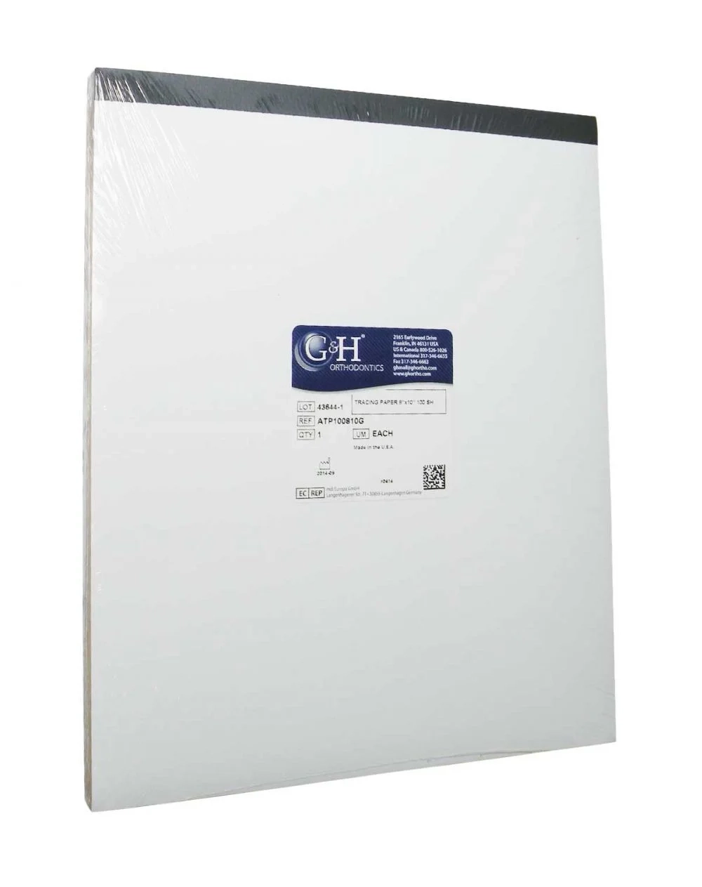 G amp H Acetate Tracing Paper 8x10 100 pk