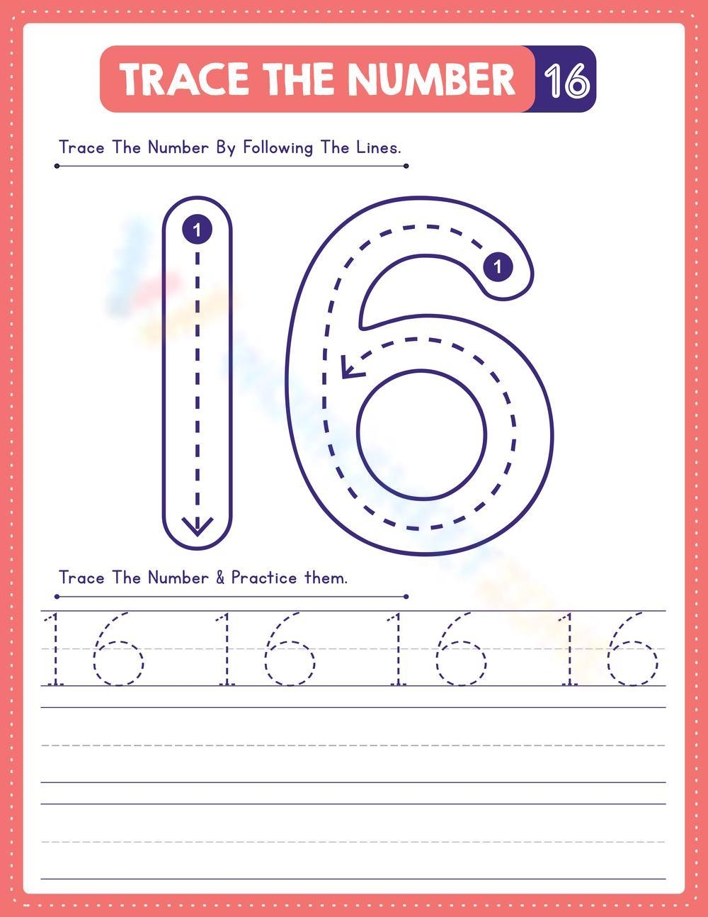 Tracing Number 16