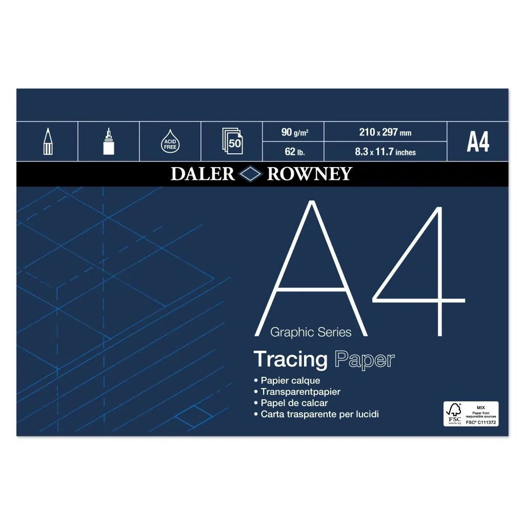 Graphic Series Tracing Paper Daler Rowney