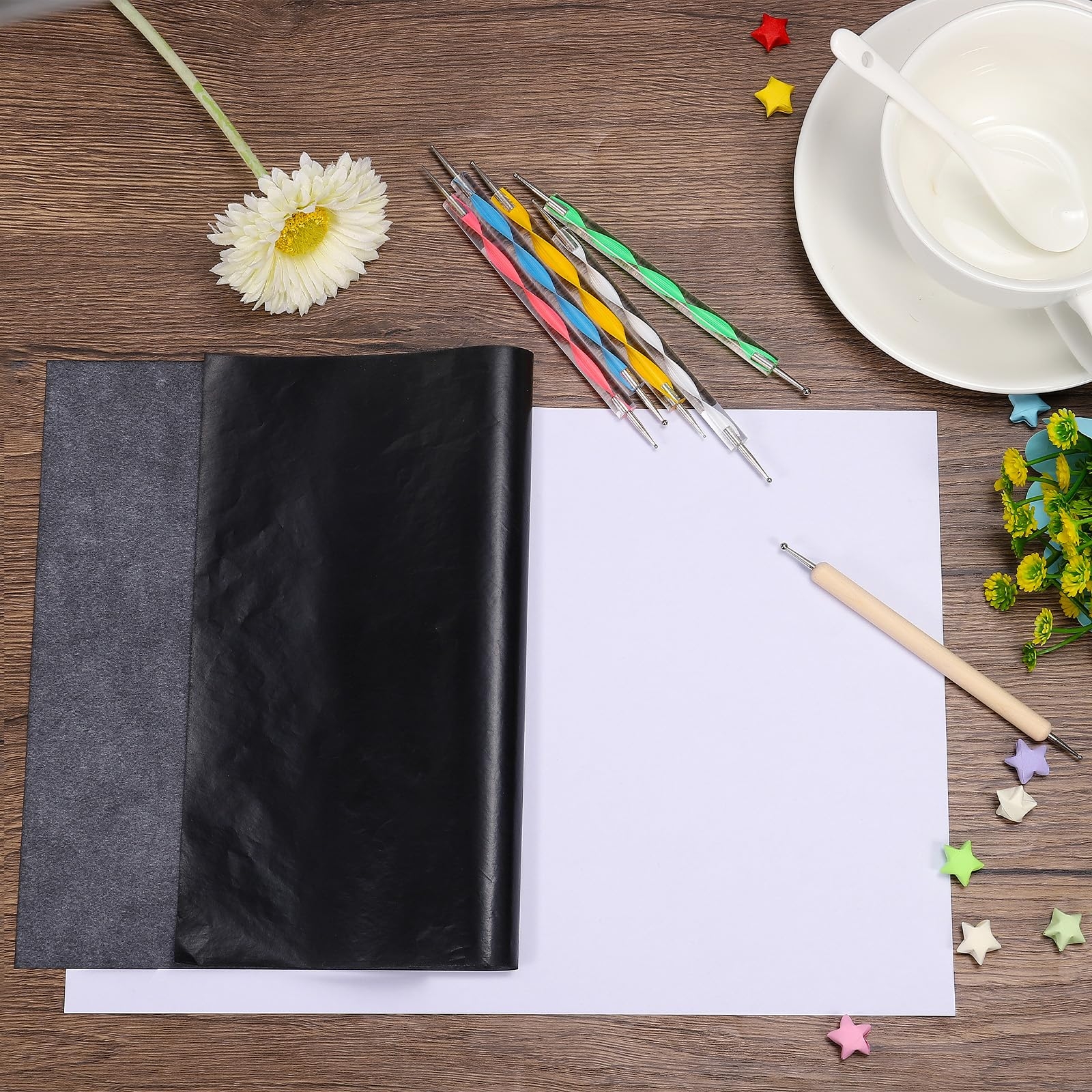 Graphite Paper 100 Sheets Carbon Paper Tracing Paper A4 Transfer 
