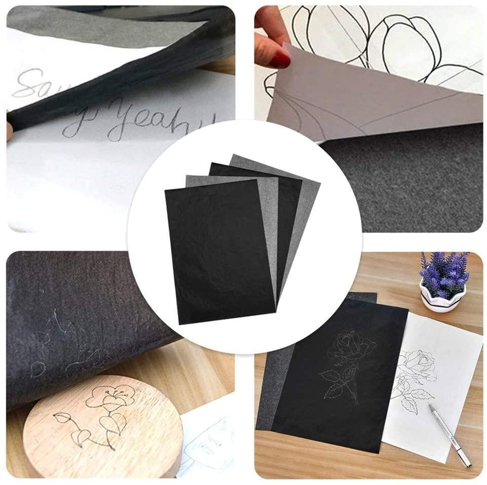Graphite Transfer Paper Aazon co Carbon Transfer Papers Black 