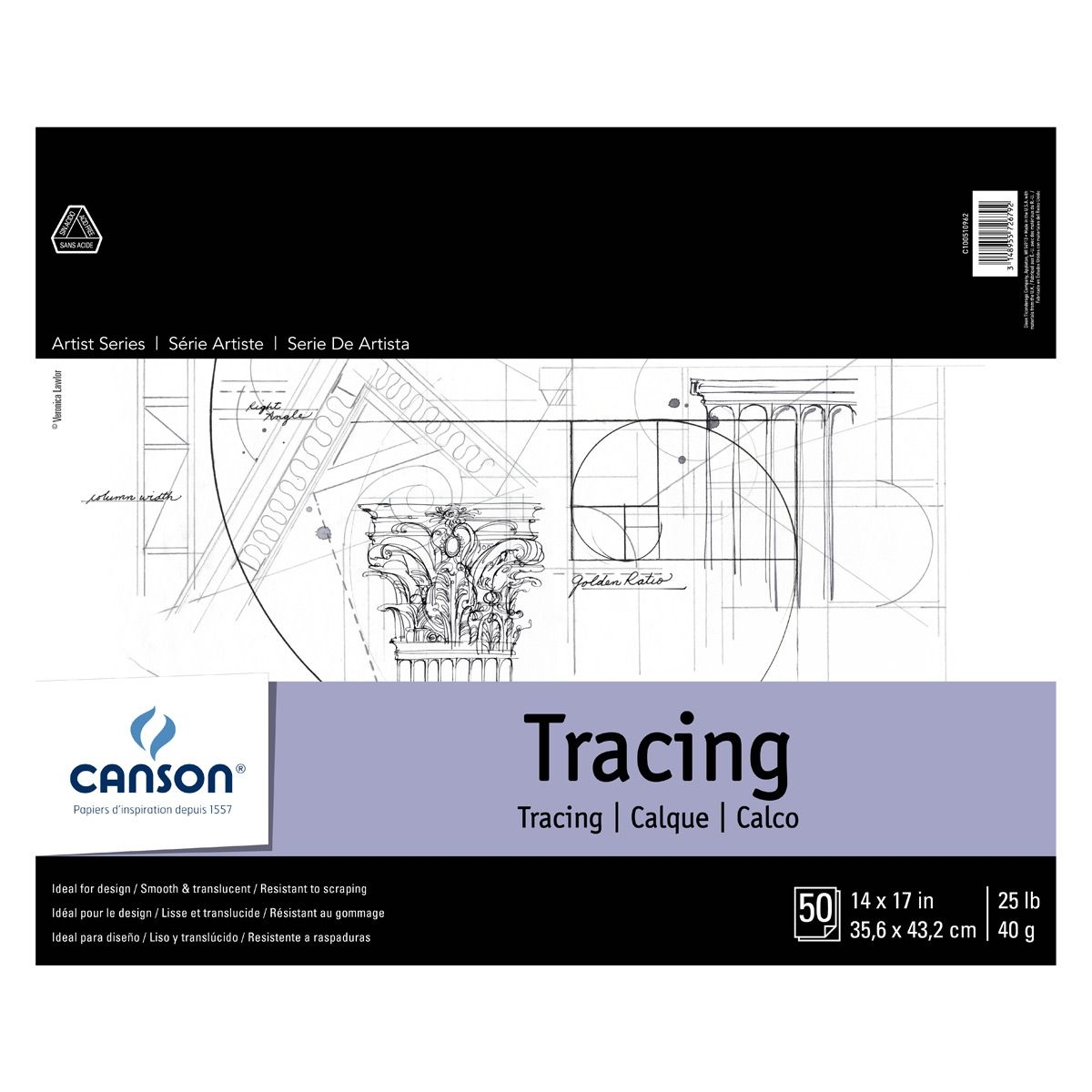 Hilroy Studio Scrapbook Canson Artist Series Tracing Paper Pad 14 Hilroy Studio Scrapbook Canson Artist Series Tracing Paper Pad 14