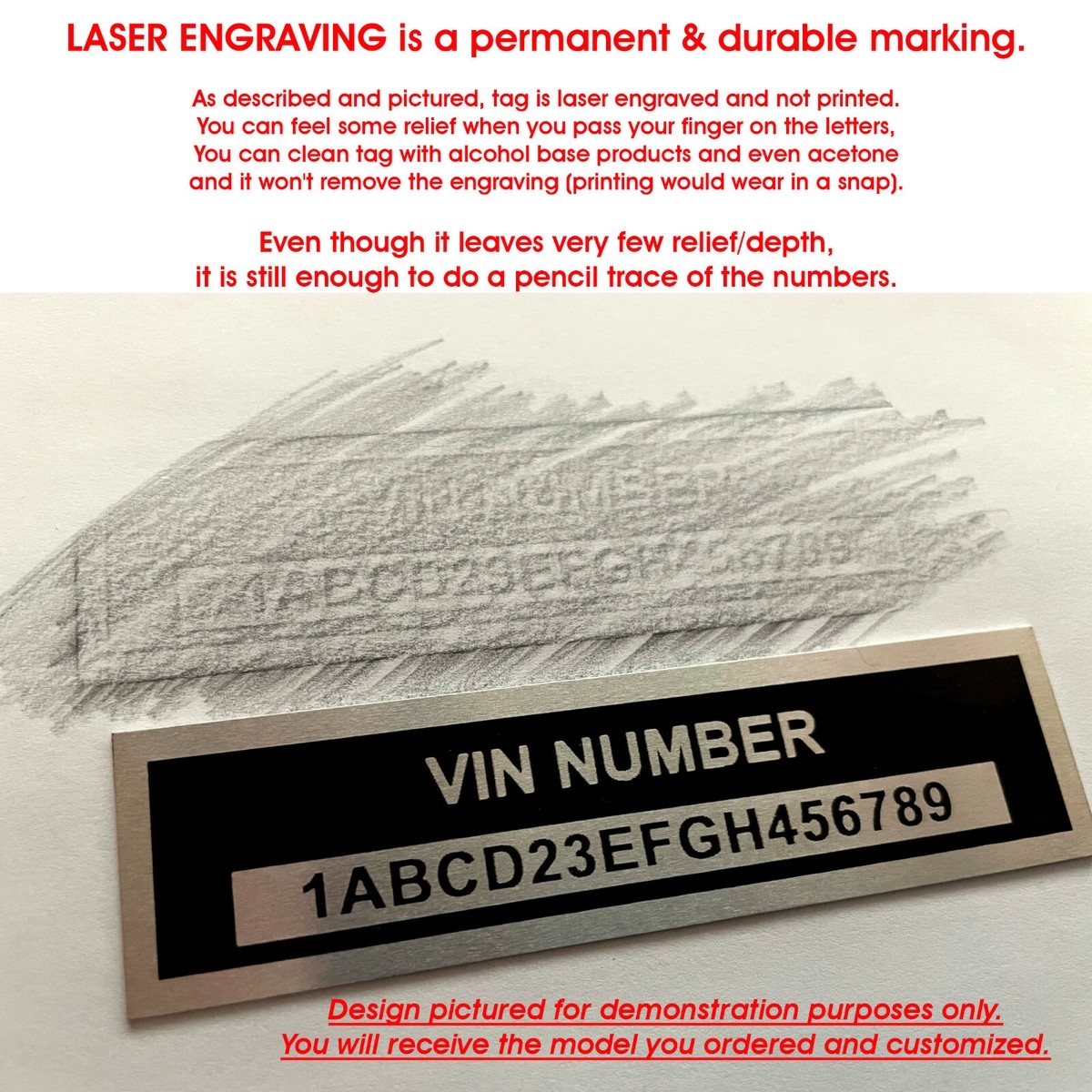 HIN Tag Boat Hull Serial Number Plate Aluminum Engraved HIN Tag Boat Hull Serial Number Plate Aluminum Engraved
