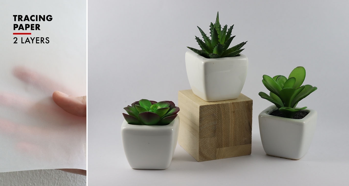 Homemade Light Diffusers Different Materials Different Output