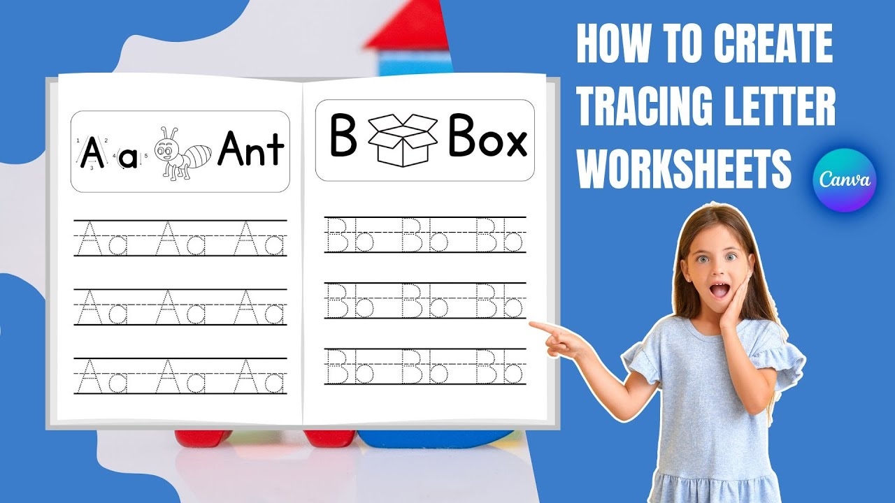 How To Create Tracing Letter In Canva