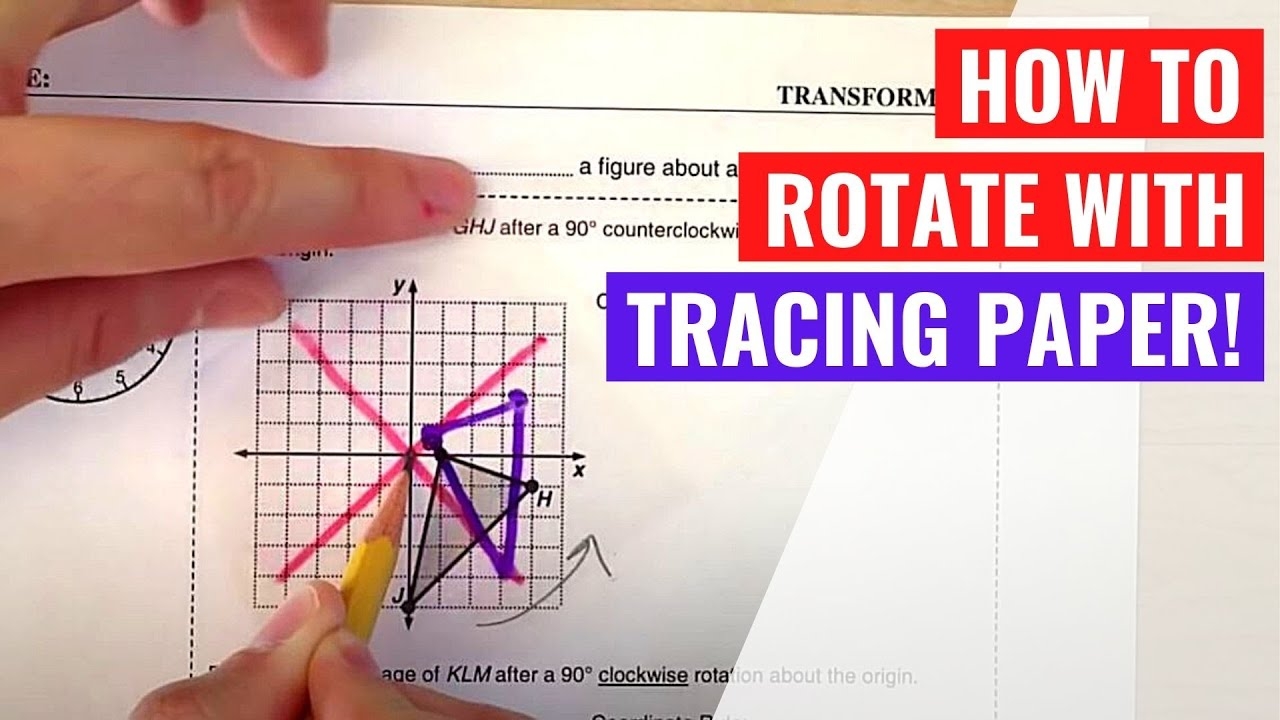 How To Rotate Without Tracing Paper