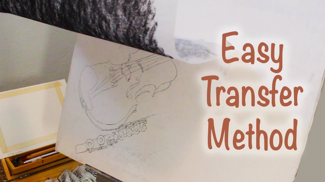 How To Easily Transfer Drawing To Canvas