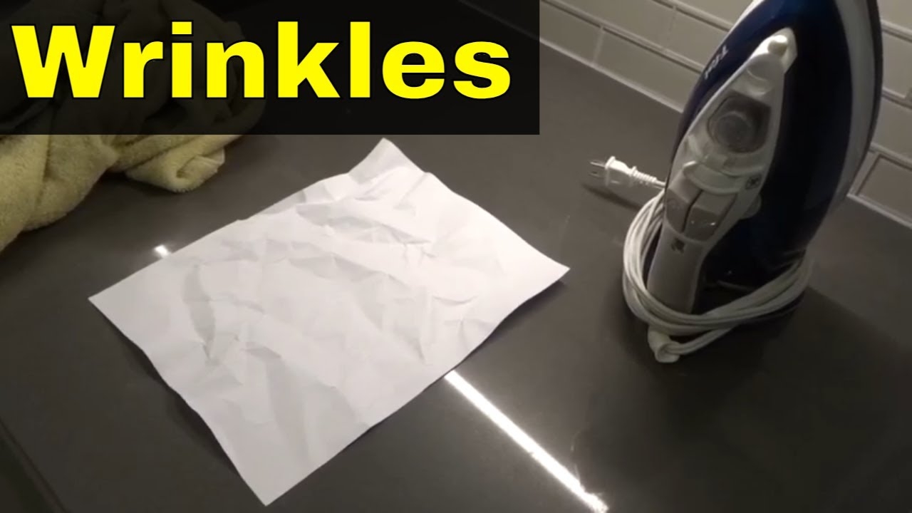 How To Get Wrinkles Out Of Paper Quickly Full Tutorial