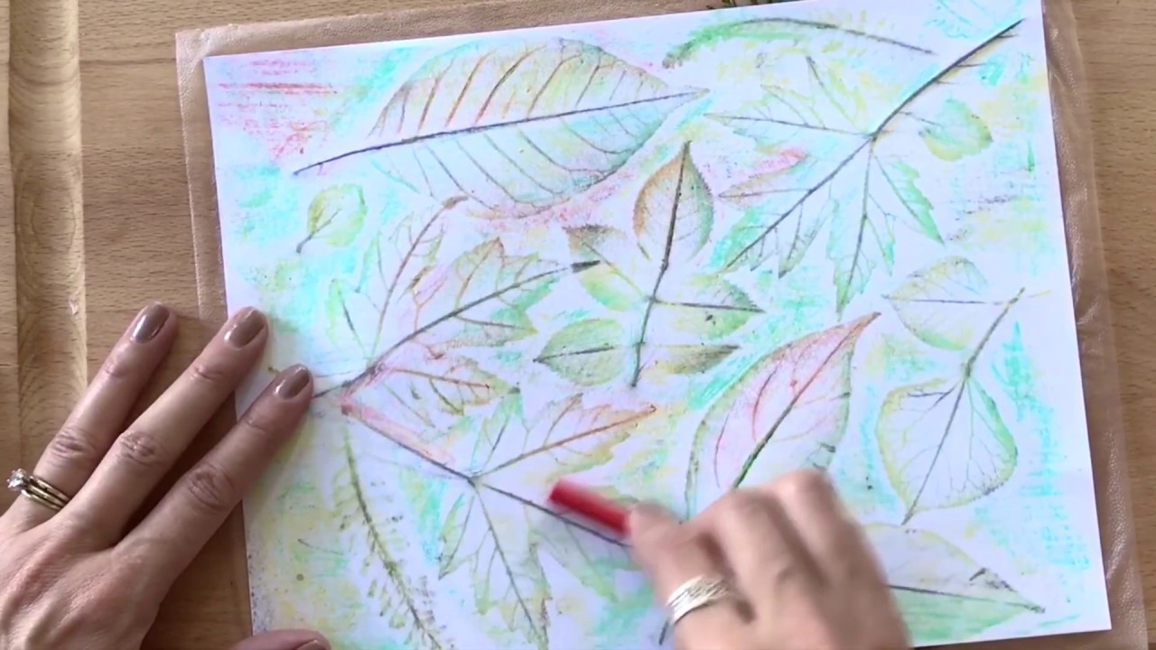 How To Make Leaf Rubbing Art