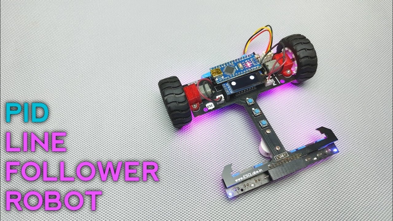 How To Make PID Line Follower Robot Using Arduino JLCPCB DIY