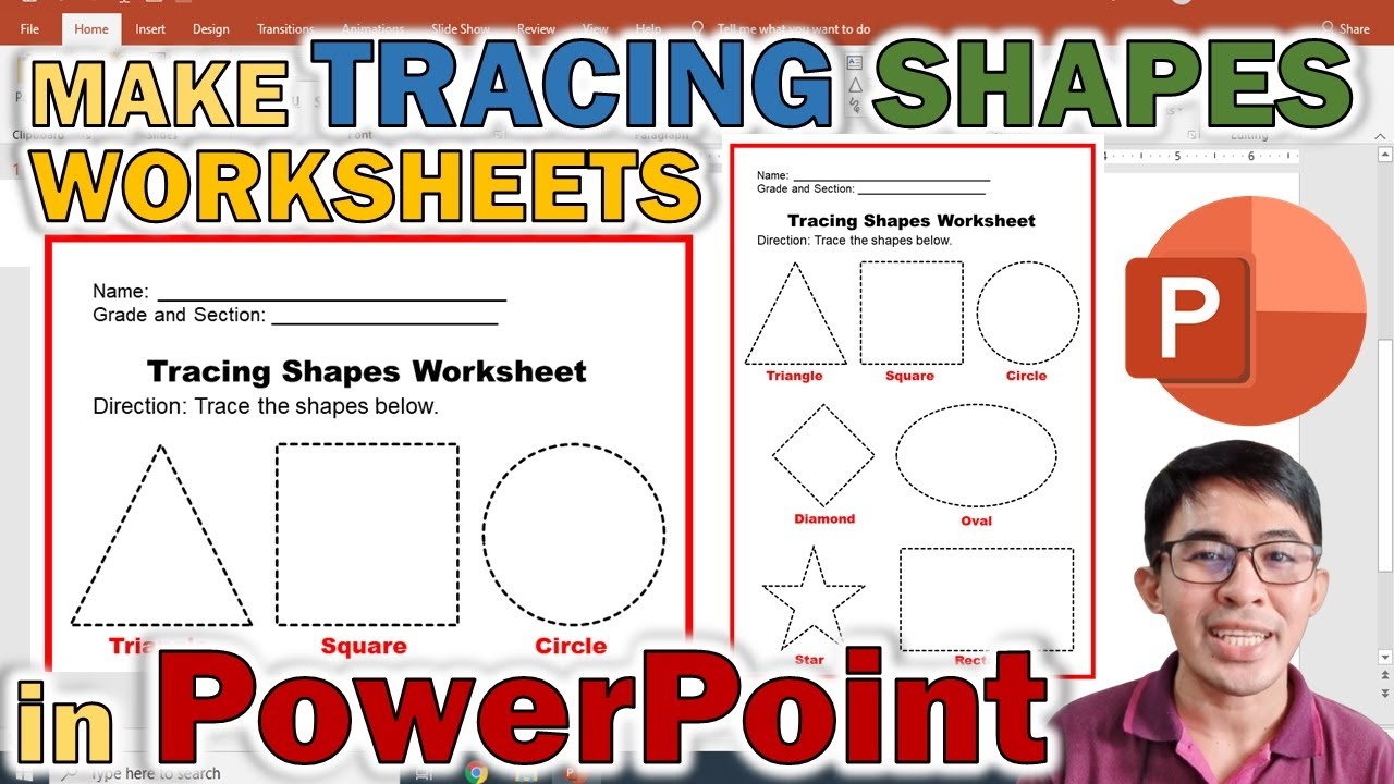 How To Make A Tracing Worksheet