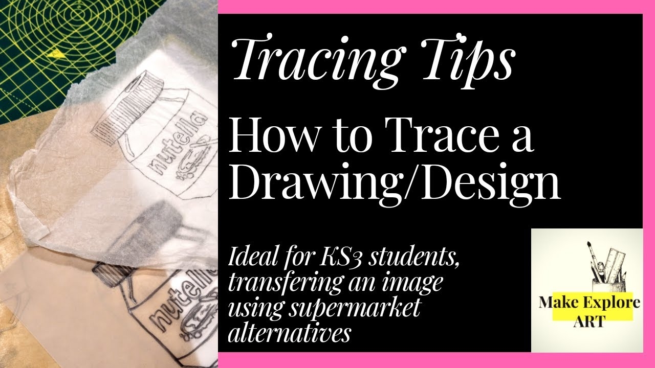 How To Trace A Design Using Tracing Paper And Alternatives Supermarket Art teachingartinapandemic