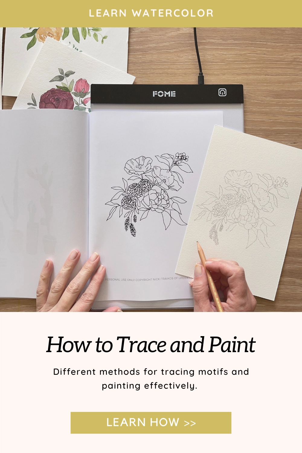 How To Trace On Tracing Paper