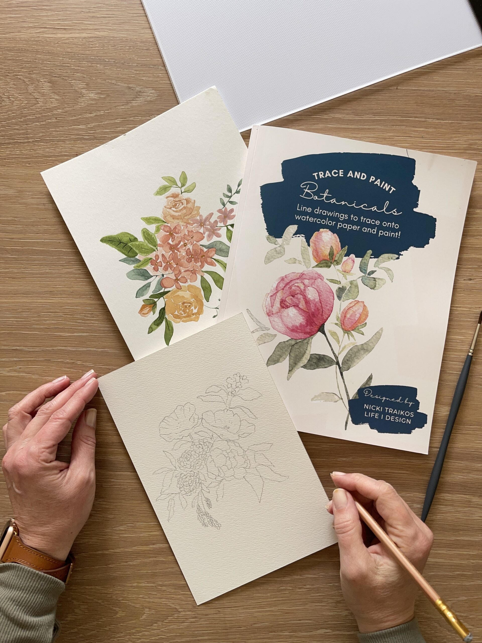 How To Trace And Paint Effectively Nicki Traikos Life I Design 