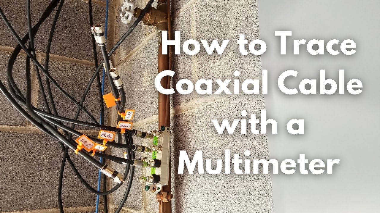 How To Trace Coaxial Cable With ONLY A Multimeter coaxialcable