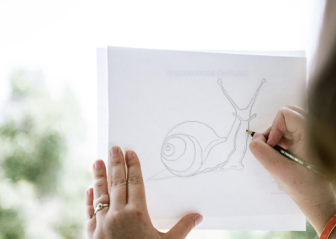 Watercolor On Tracing Paper