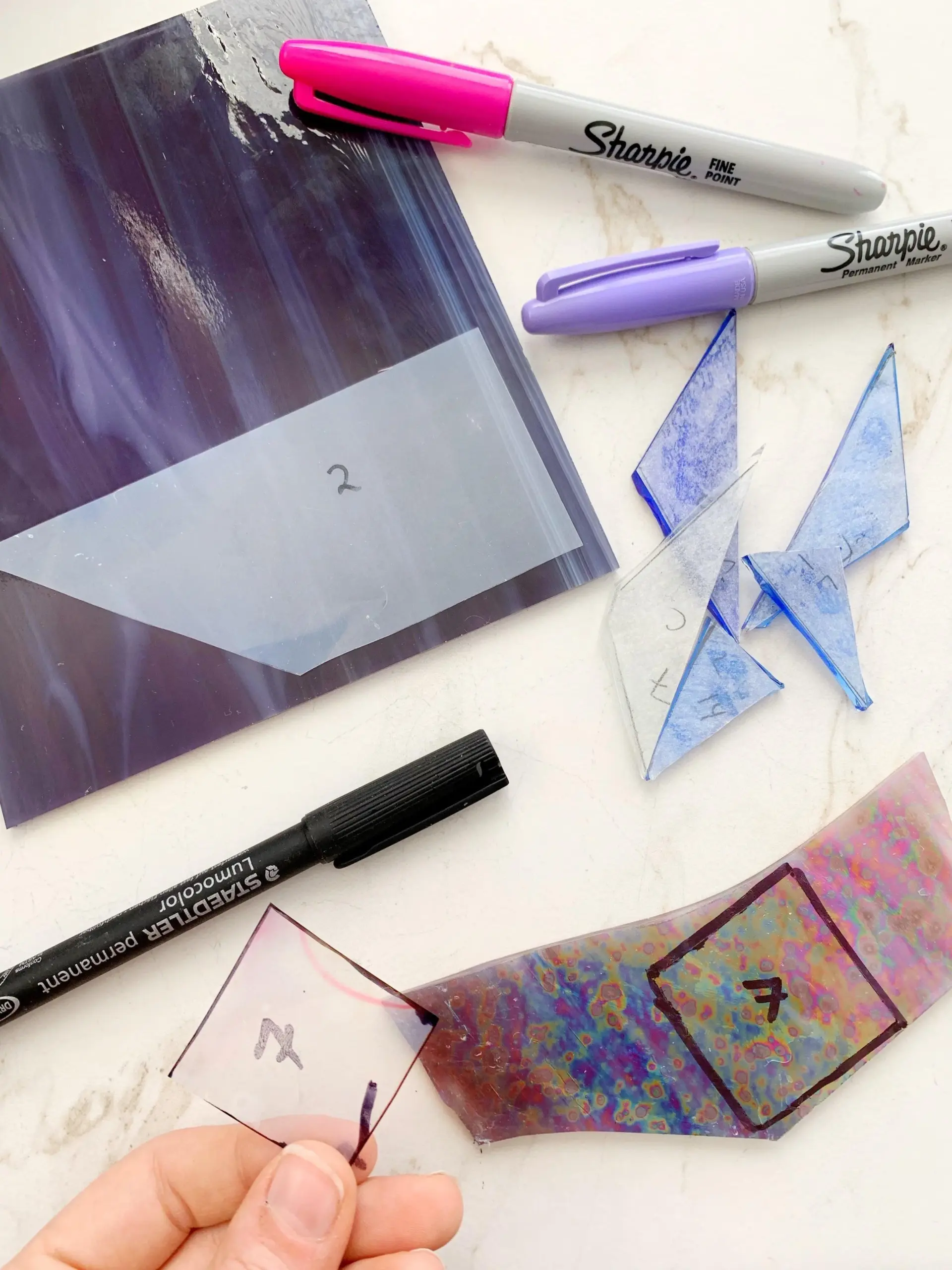 HOW TO TRANSFER YOUR PATTERN TO YOUR GLASS STAINED GLASS TIPS 