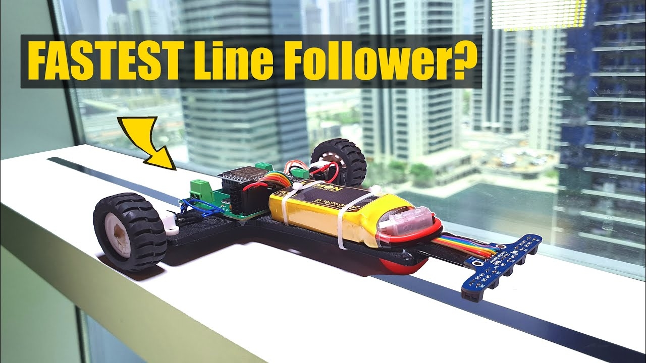 I Made A SUPER FAST Line Follower Robot Using PID 