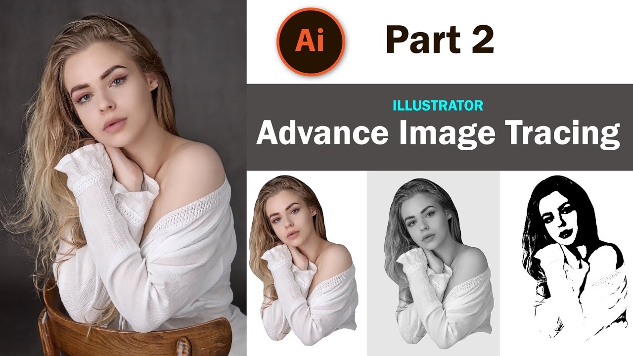 Image To Vector In Illustrator Image Trace Tool In Illustrator Cc Illustrator Free Course Online