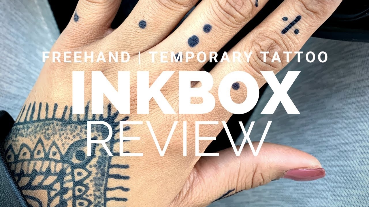 INKBOX Freehand Ink Review Temporary Tattoo Alexis Nichole