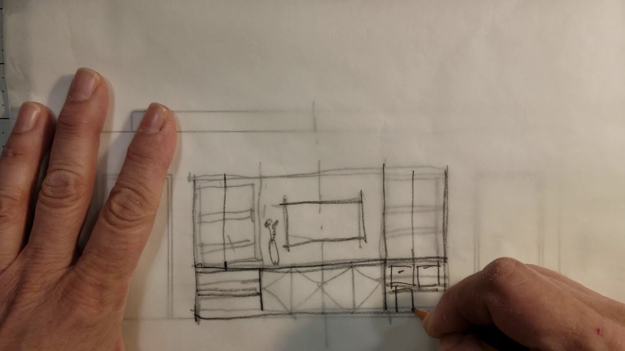 Interior Design Tracing Paper Overlays