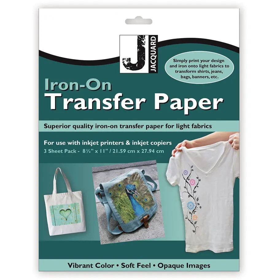 Iron On Transfer Paper For Light Fabric FLAX Art amp Design
