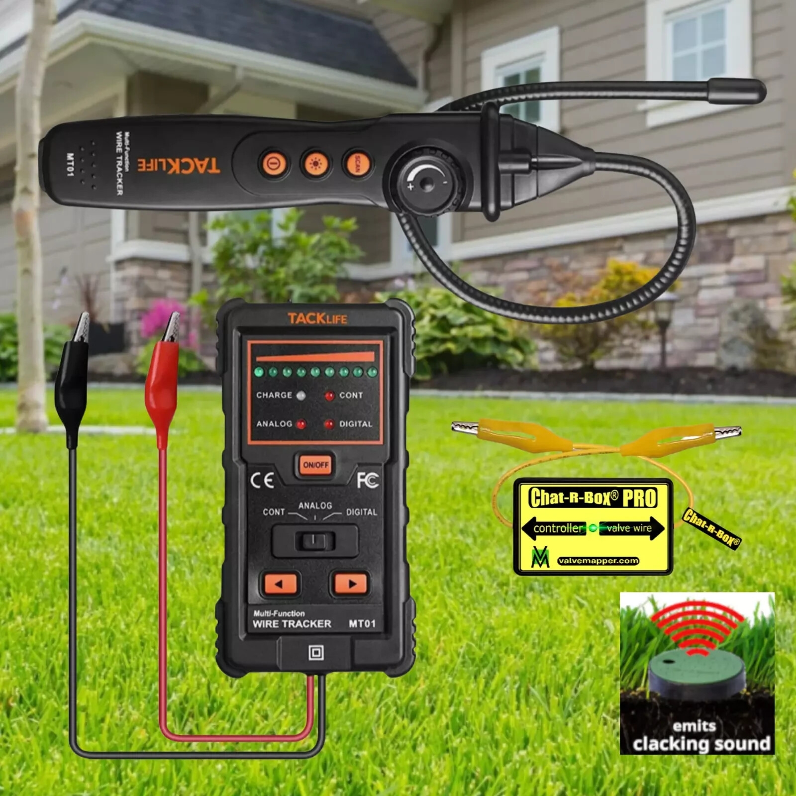 Irrigation Lawn Valve Locator Traces Wire Underground Locate 