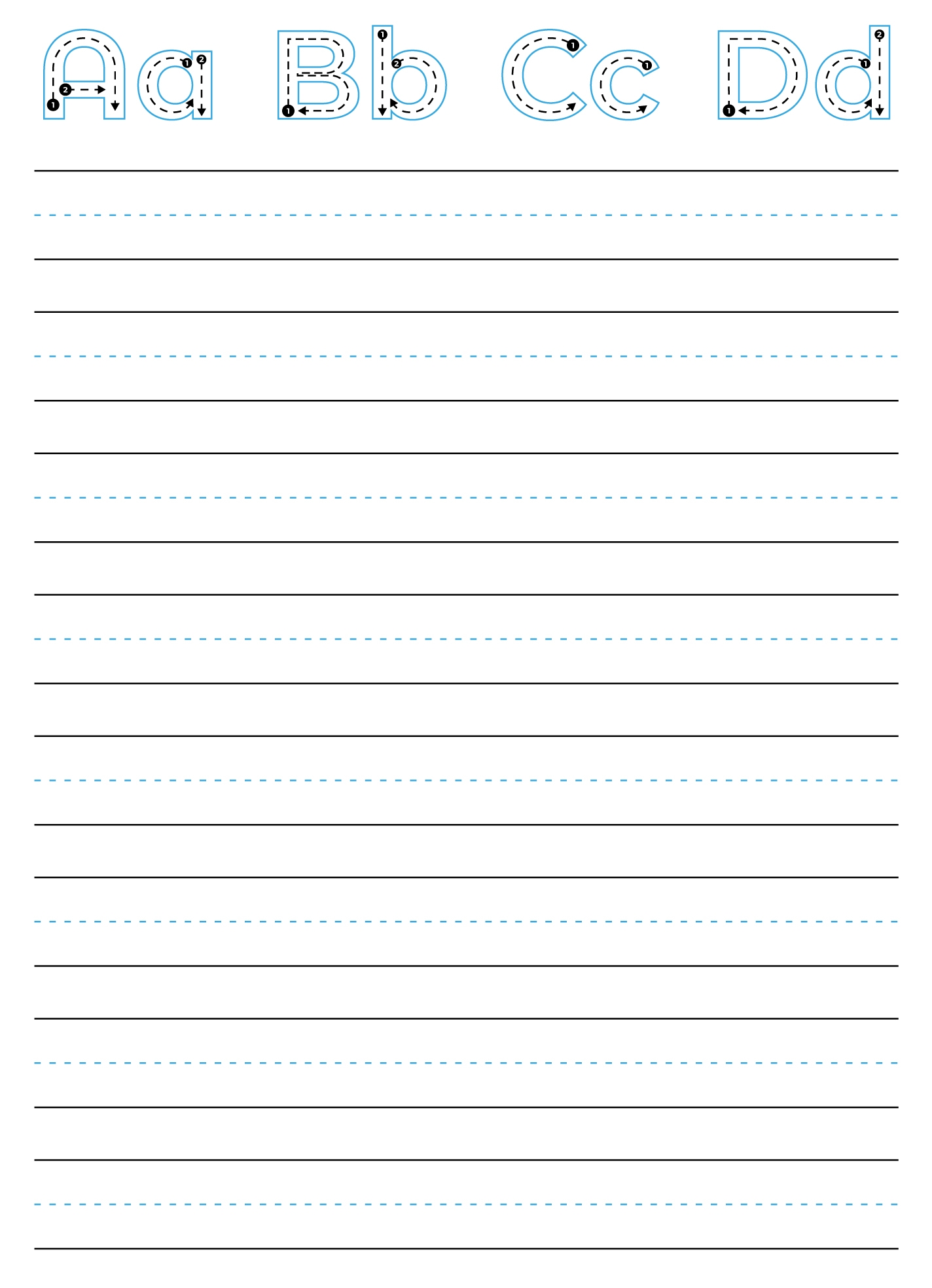 Lined Tracing Paper Printable