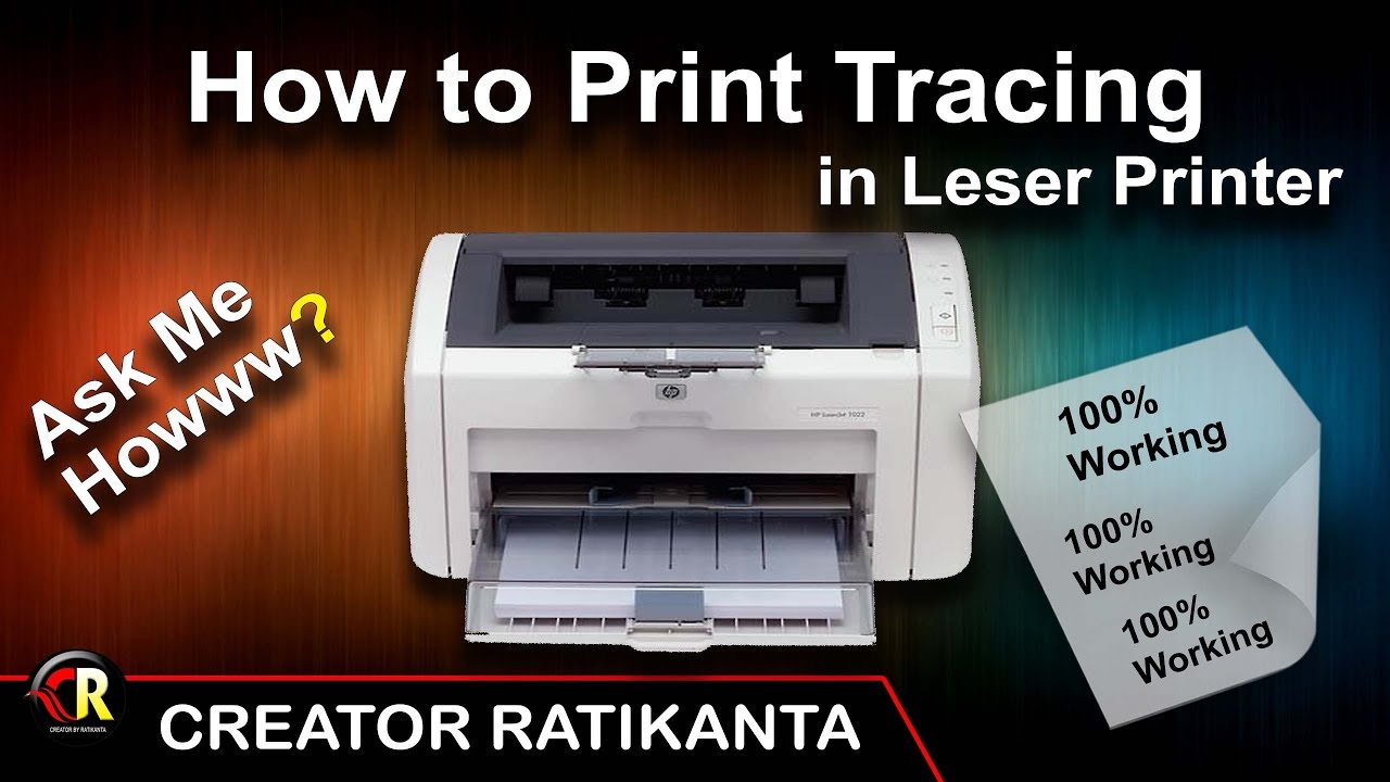 Laserjet Print On Transparent Paper Laser Printer Setting For Tracing Paper How To Print Tracing