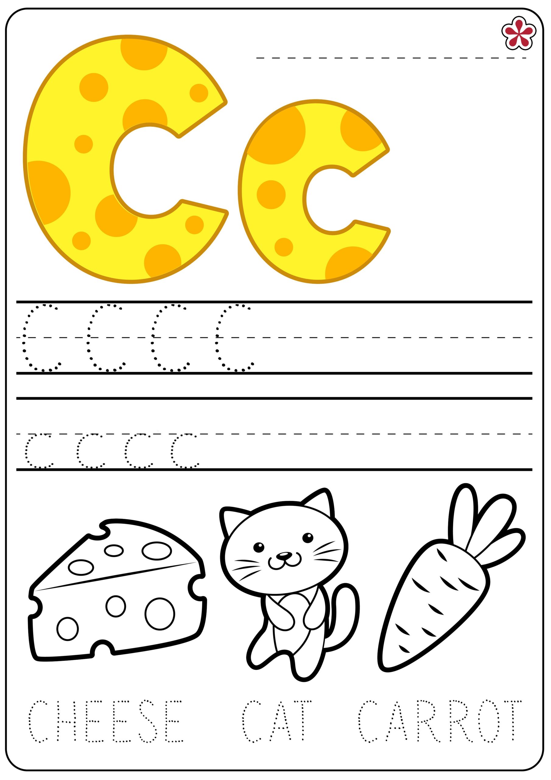 Tracing The Letter C Worksheets