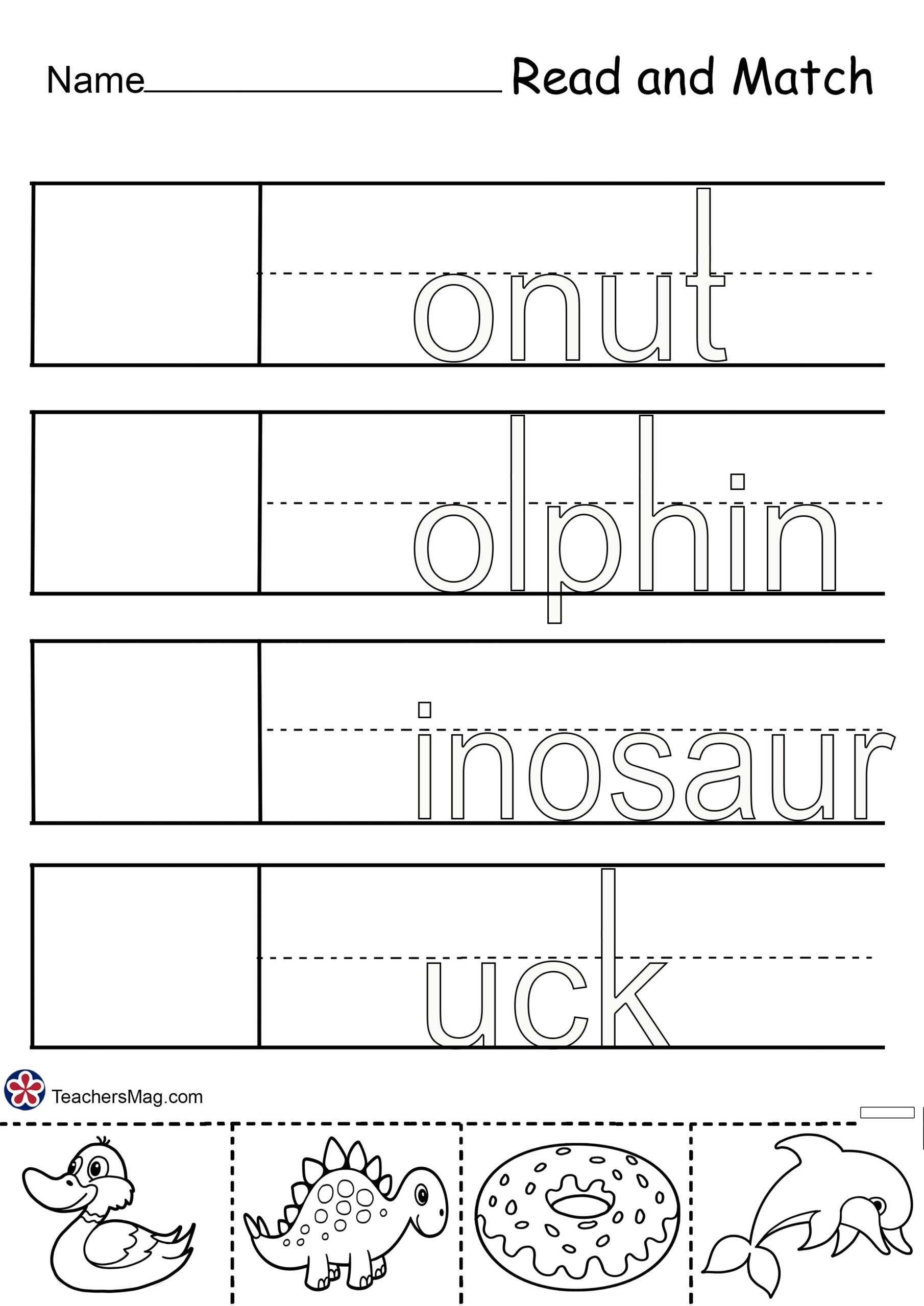 Letter D Tracing Worksheets