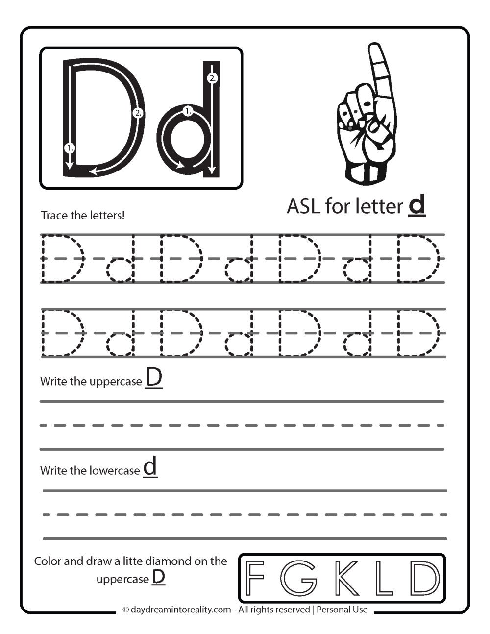 Letter D Worksheets 55 Free PDF Printables Daydream Into Reality Letter D Worksheets 55 Free PDF Printables Daydream Into Reality