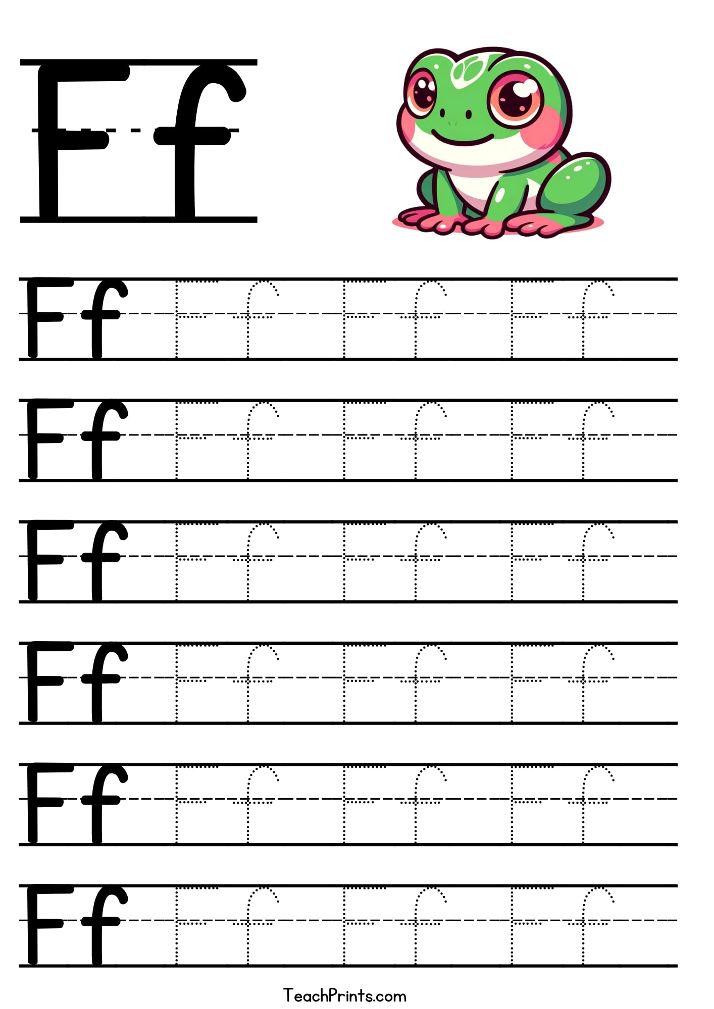 Free Printable Letter F Tracing Worksheets Free Printable Letter F Tracing Worksheets