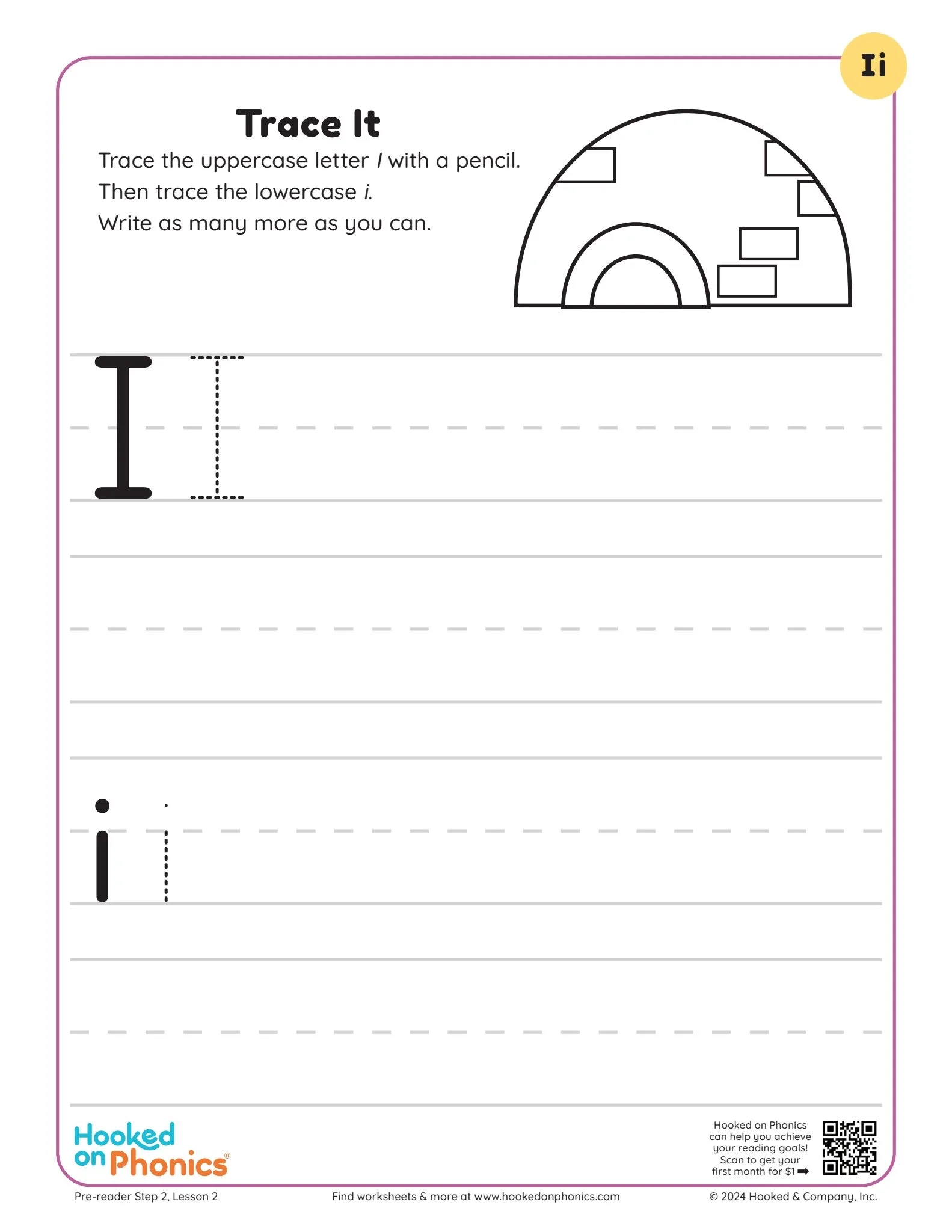Letter I Resources Hooked On Phonics