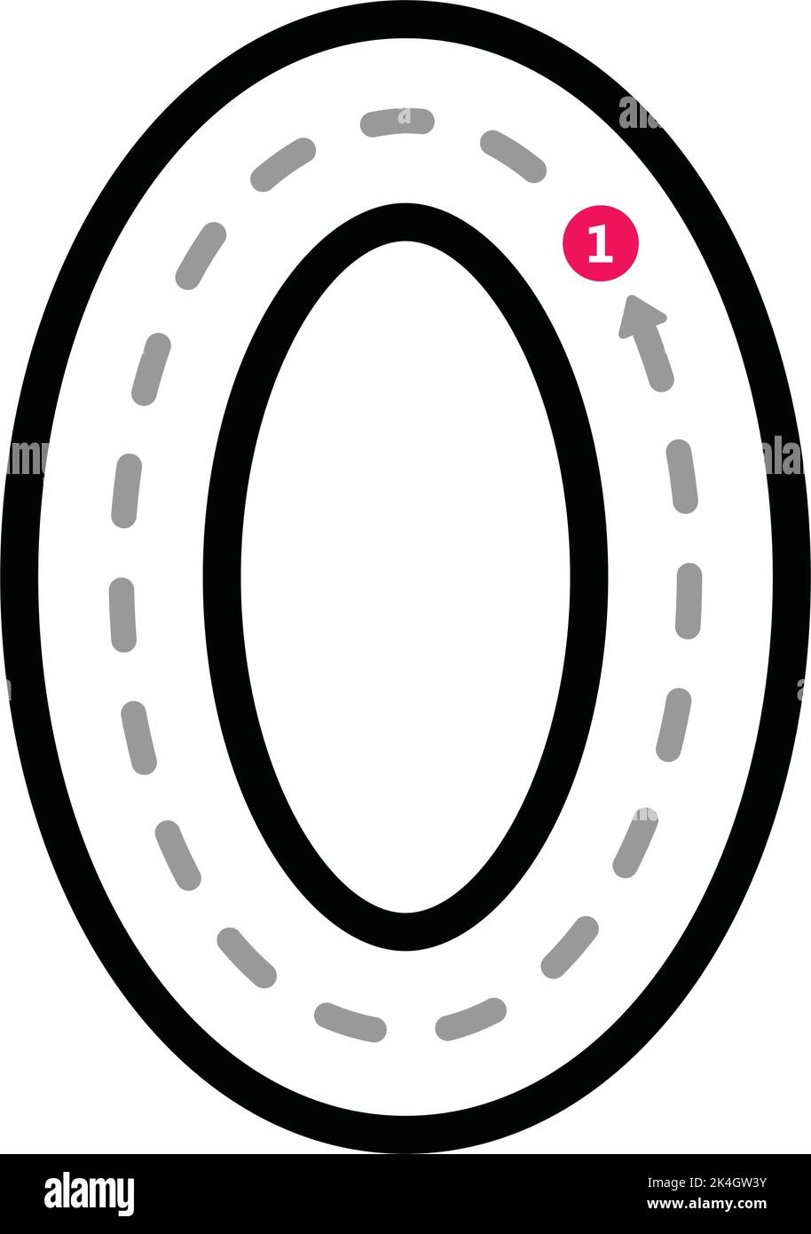 Letter O Tracing Cut Out Stock Images amp Pictures Alamy Letter O Tracing Cut Out Stock Images amp Pictures Alamy