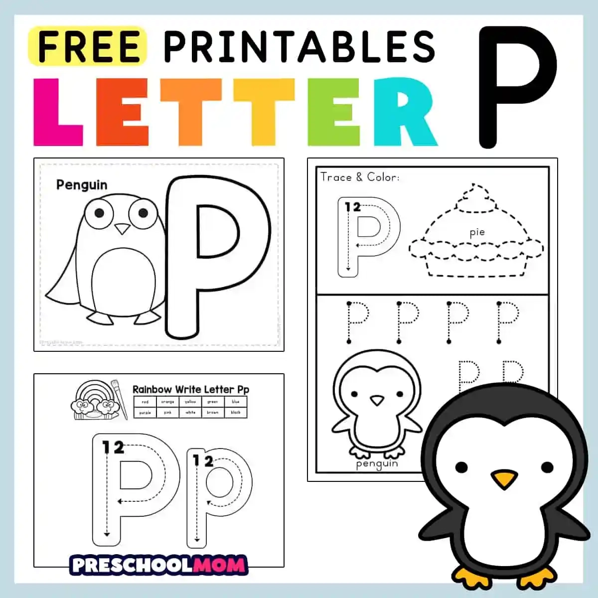 Letter P Tracing Worksheets Pdf