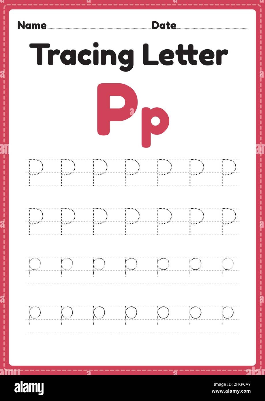 Letter P Tracing Hi res Stock Photography And Images Alamy