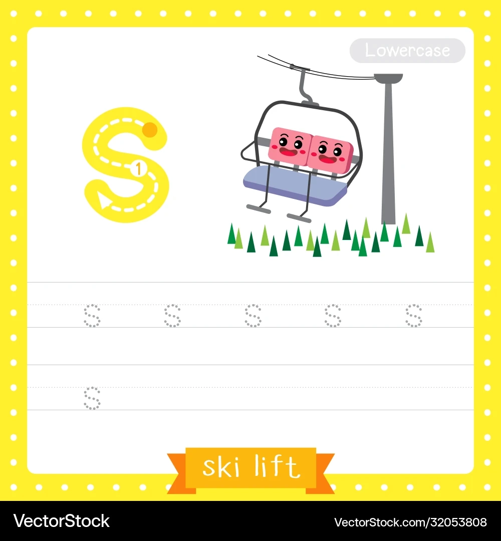 Lowercase S Tracing Worksheet