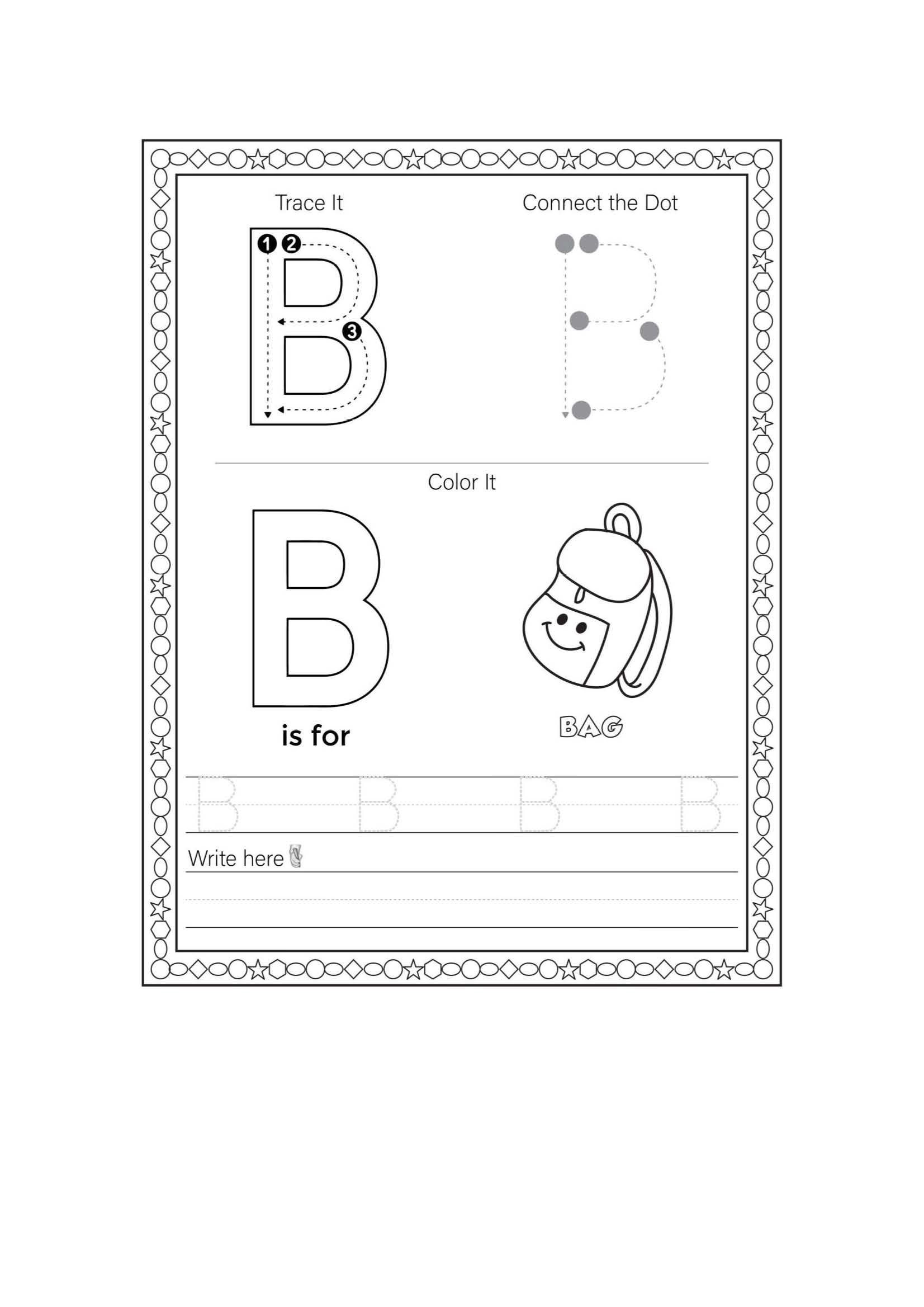 Letter Tracing And Coloring Worksheets Letter Tracing And Coloring Worksheets