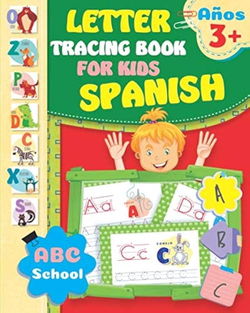 Letter Tracing Book For Kids Spanish Spanish Letter Tracing 