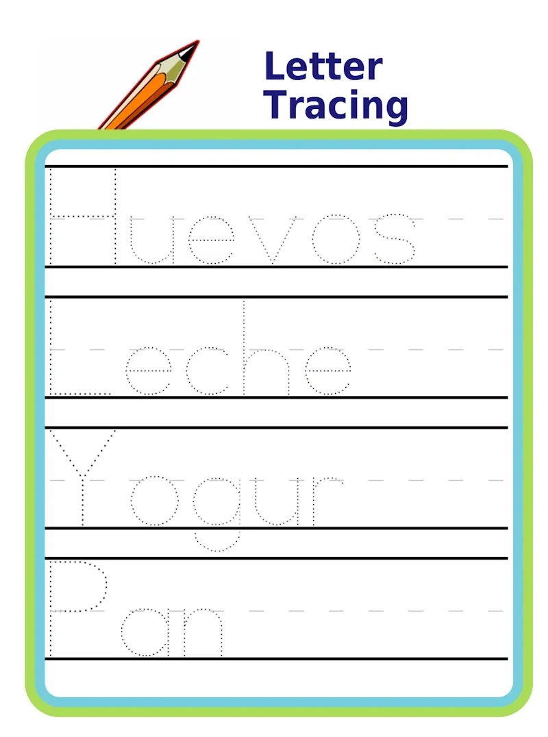 Letter Tracing Worksheet Creator Custom Words amp Thank You Notes 
