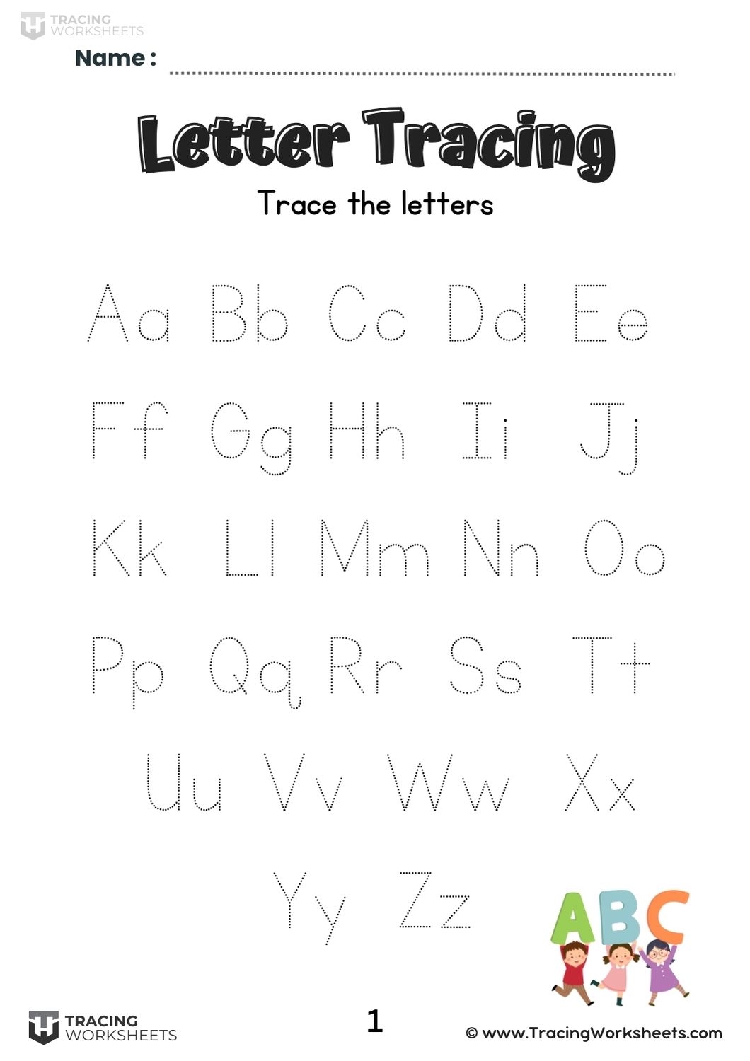 Tracing Abc Free