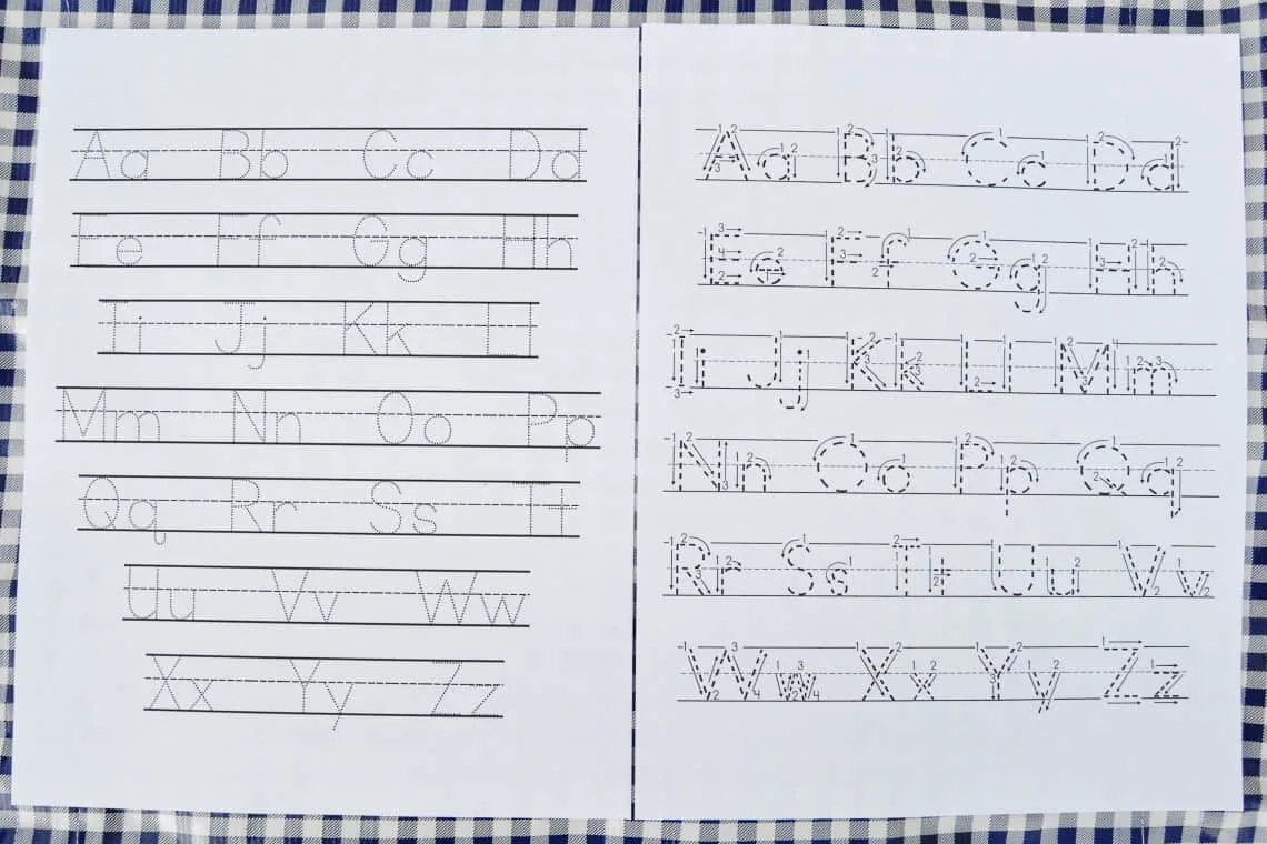 Letter Tracing Worksheets Free Handwriting Practice Mary 