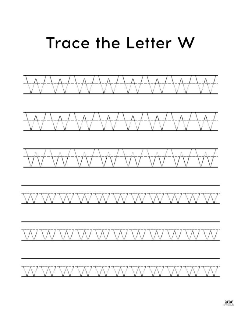 Letter W Worksheets 50 FREE Printables Printabulls