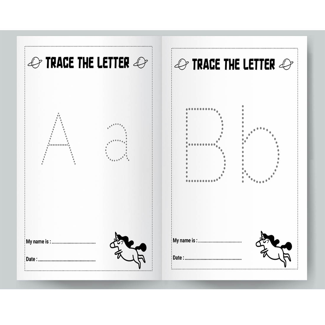 Letters Tracing Single Letter Upper And Lower KDP Interior