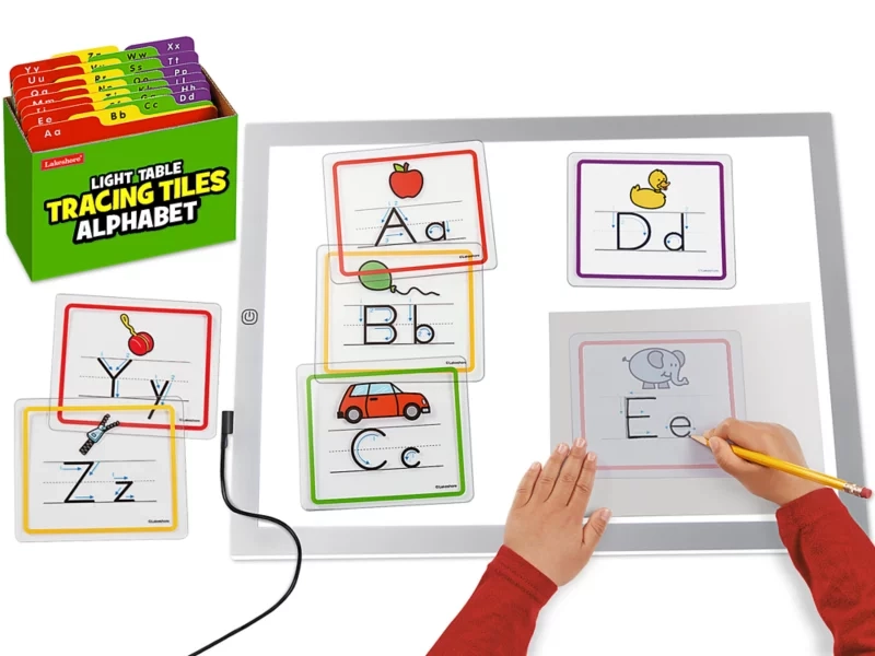 Light Table Alphabet Tracing Tiles At Lakeshore Learning